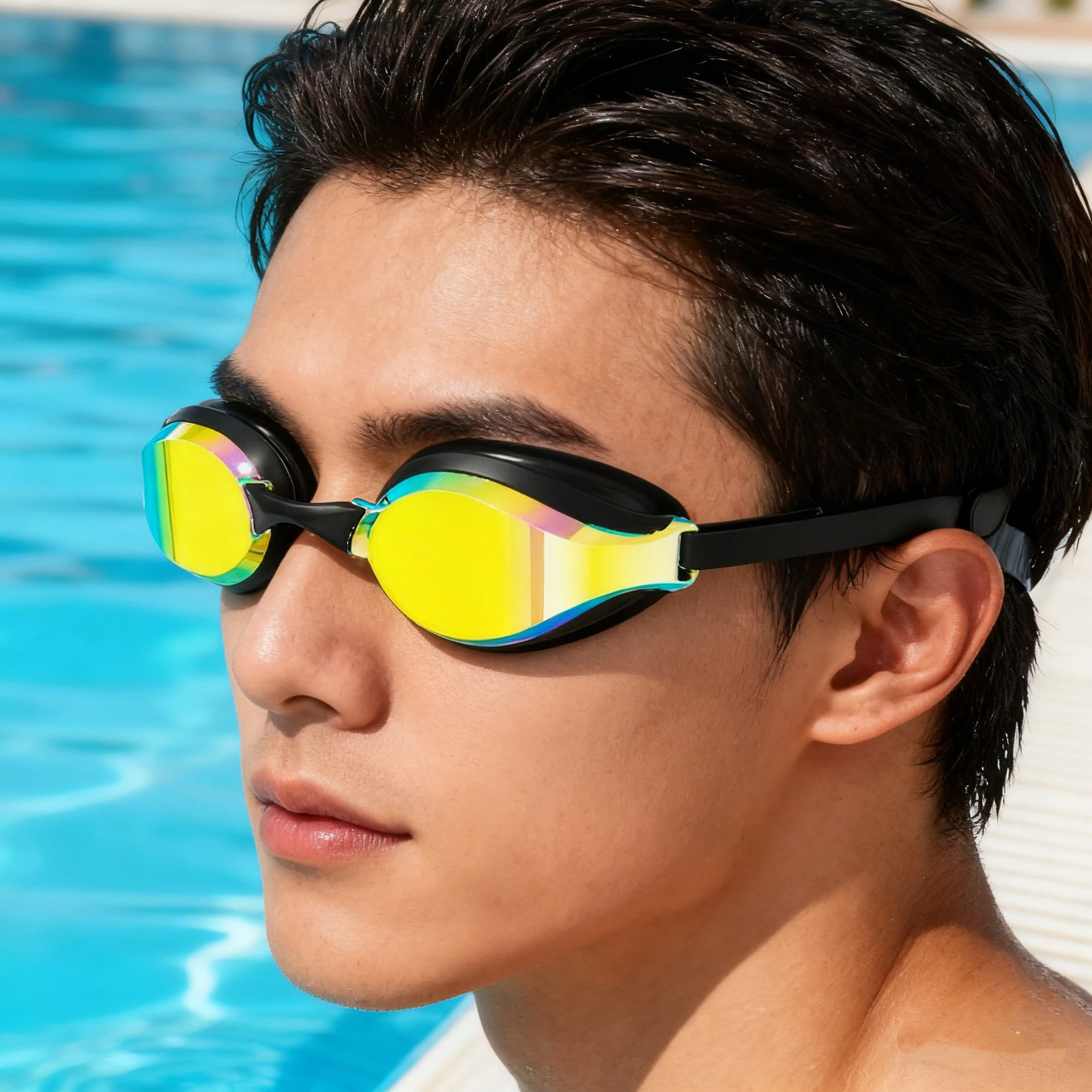 Professional racing swimming goggles with waterproof and anti fog highdefinition suitable for both men women swim 260622 - view 6