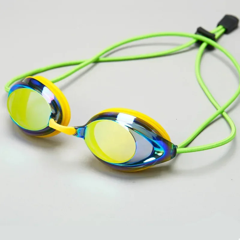 Swimming Goggles Rope Head with Bright Color Electroplated Waterproof and Antifog Adult Outdoor Glasses 260622 - view 4