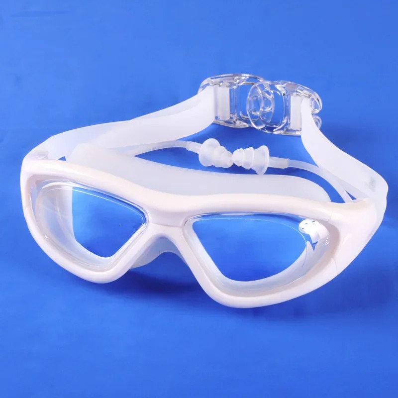 Myopia Swimming Goggles Earplug 20 to 90 Prescription Swim Pool Glasses Anti Fog Men Women Optical Waterproof Eyewear 260622 - view 6