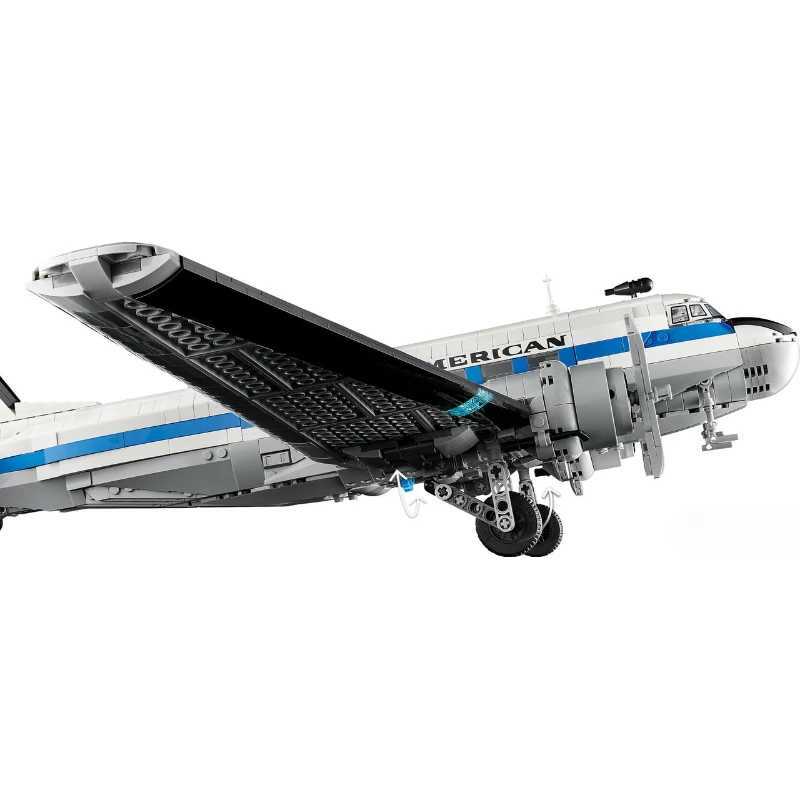 2026 New 11378 Douglas DC-3 Airliner Building Block Kit American Aviation Airplane Model Blocks Brick Toys for Adults Gifts L260603WXX6