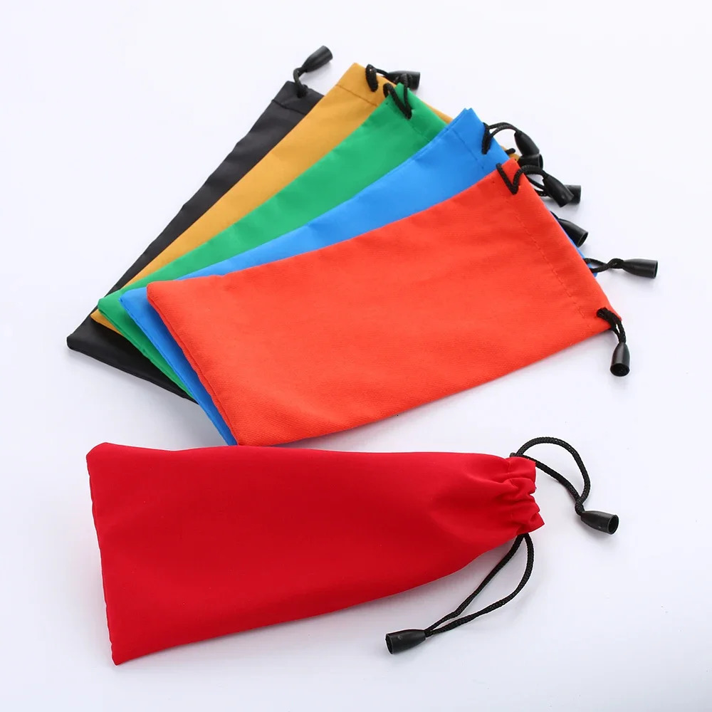 5PCS Soft Waterproof Glasses Bag Drawstring Dustproof Sunglasses Case Pocket Spectacles Cloth Pouch Eyewear Accessories260603 - view 4