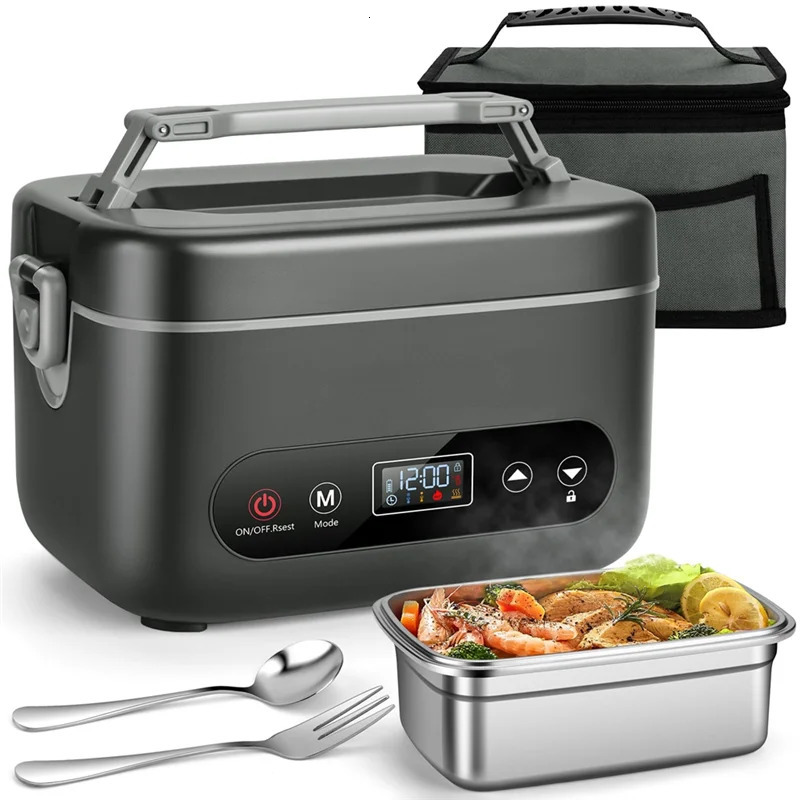 A98I-Cordless Electric 12L Lunch Box-Portable Food Warmer 20000Mah Rechargeable 5-Sided Heating For Office Outdoors 260602