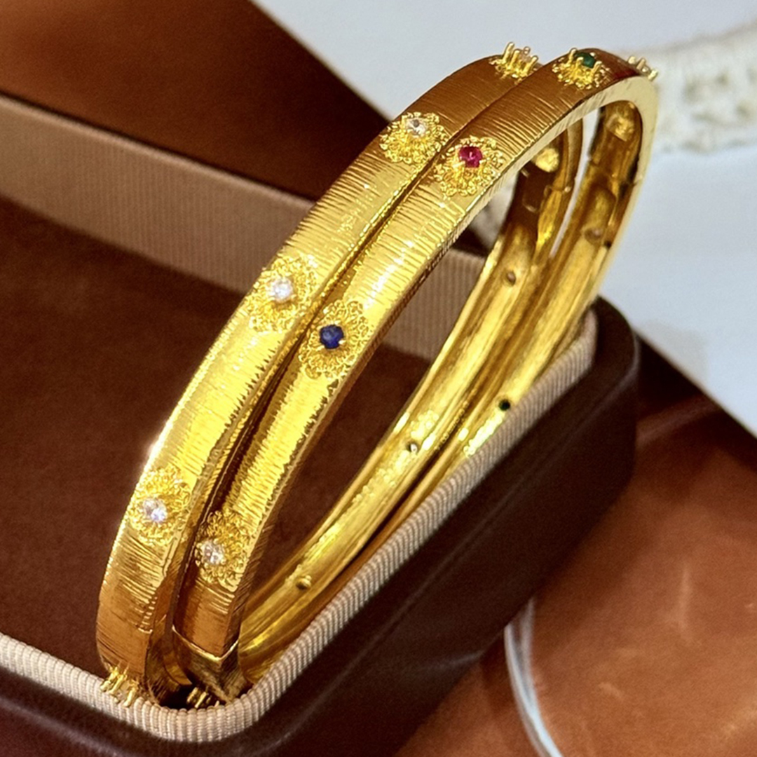 Turquoise Statement Cuff Bracelet Gold Tone Crystal Accent Woven Texture Engraved Jewelry Fashion Accessory Gift For Women For Gift And Collectors Tod