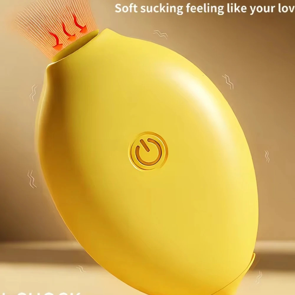 Lemon Vibrator Sucking Vibrator Clitoral Stimulator with 10 Strong Sucking Modes Silicone Clitoral Sucker Womens Couples Sex Toy 260602 - view 6