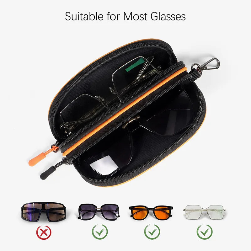 Double Layer Sunglasses Case Organizer Waterproof Travel Bag Multi-Functional Durable Material Storage Box Business Trips260603 - view 6