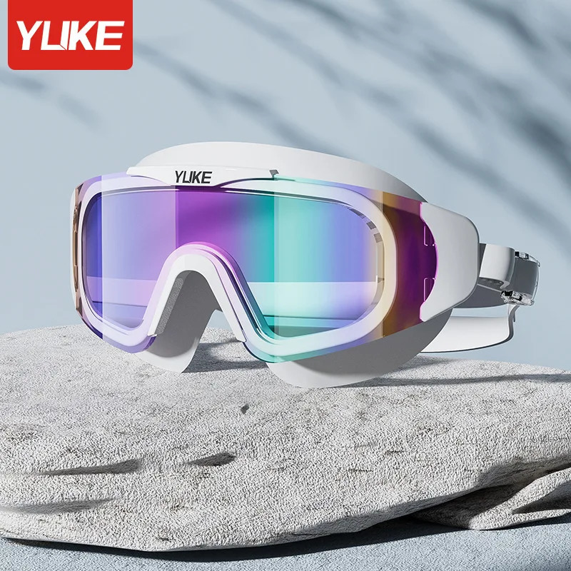 Swimming Goggles Waterproof and Antifog High Definition Professional Large Frame Diving Glasses Equipment 260622 - view 6