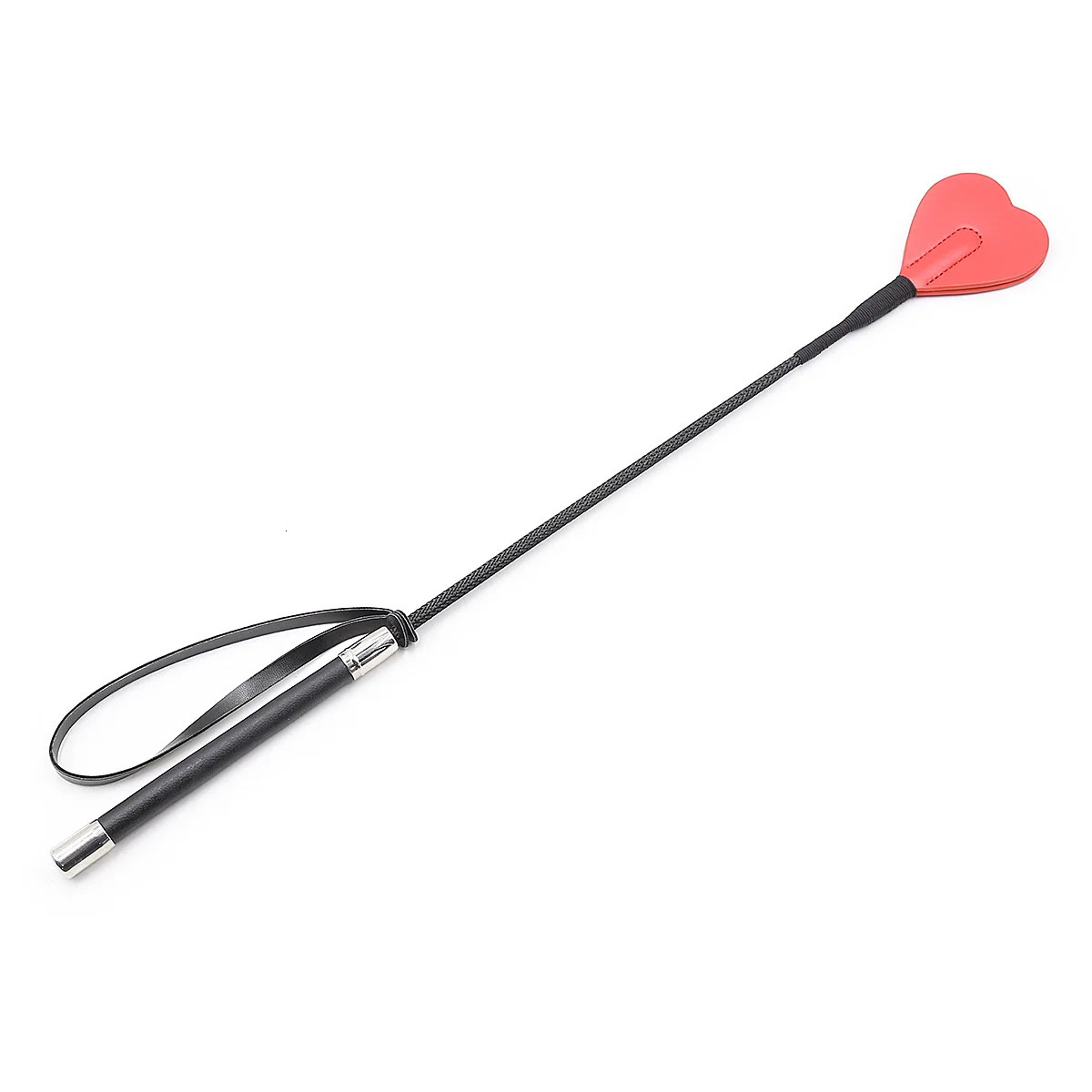 Riding Crop Whip Sex Toy 54CM BDSM Spanking Heart Paddle Slap Slave Flogger Fetish PU Leather Porn Adult Games 260602 - view 4
