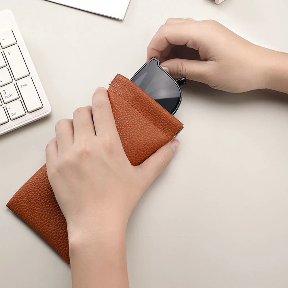Glasses Storage Bag Automatic Closed Glasses Case Pouch Glasses Protective Cover Eyewear Storage Bag Sunglasses Case 4 Color260603 - view 6