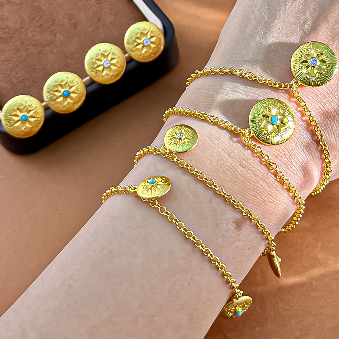 Luxury Turquoise Bangle Bracelet Gold Tone Crystal Accent Woven Texture Engraved Statement Jewelry Fashion Accessory Gift For Women For Gift Buyers No