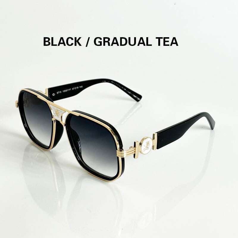 High-End Designer Sunglasses Medusa Summer Fashion Head Decoration For Men Women, Classic European And American Metal Sunglasses Uv400