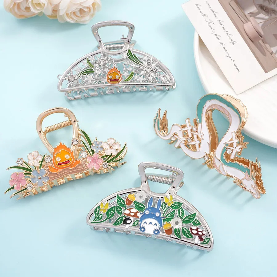 YWYHJ Cute Creative Cartoon Hair Claw Boat Dragon Large Hair Claws Japanese Cat Fashion Claw Clip Hair Accessories for Women260528BJ - view 4