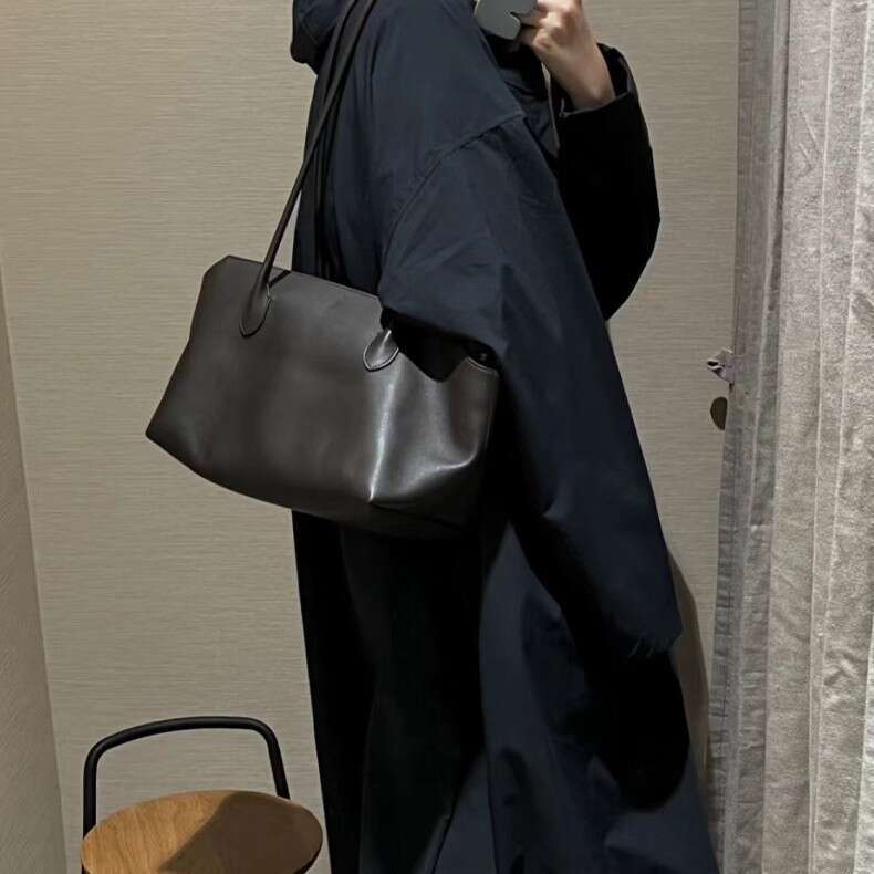 Women Leather Underarm Shoulder Bag Tote Handbag Commuter Versatile Everyday Casual Crossbody SENYY