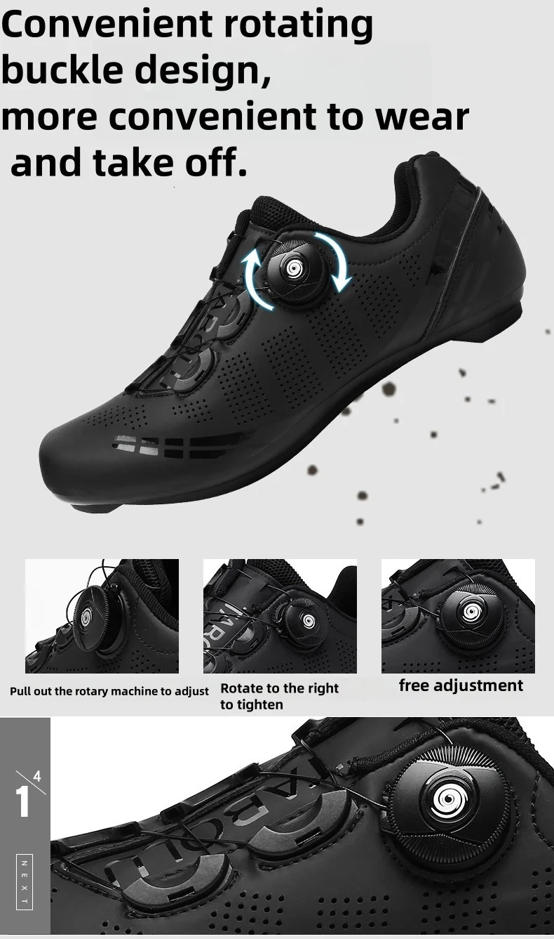 Mens Mountain Bike Shoes MTBBreathableNon-SlipHigh HardnessSuitable For Outdoor Road RacingMountain Off-Road Riding 37-46 260602