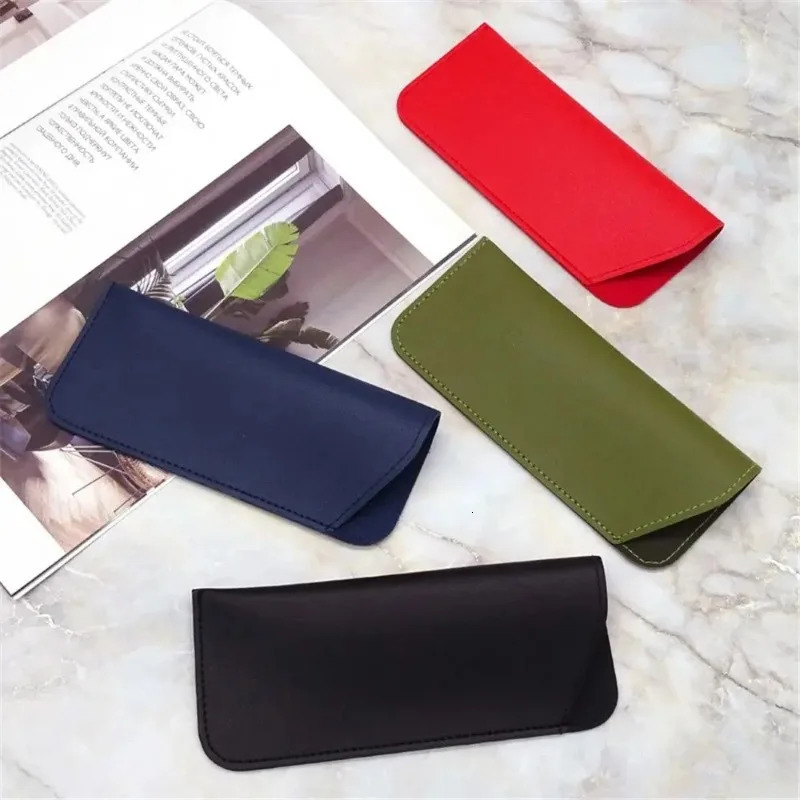 Soft PU Leather Glasses Protective Cover Pouch Unisex Sunglasses Case Glasses Bag260603 - view 6