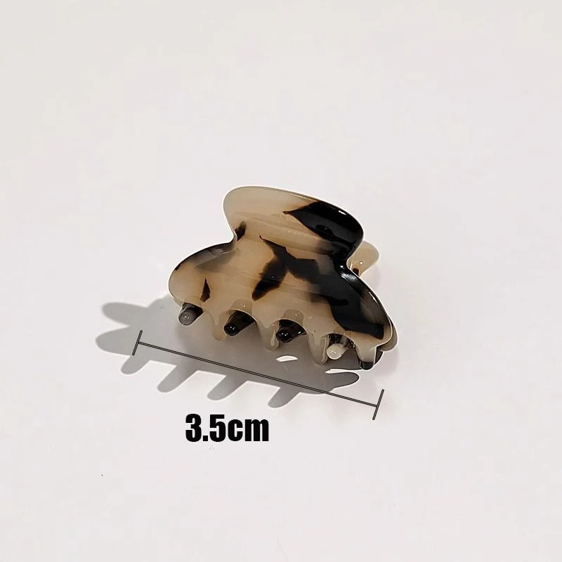 2Pcs/set Small Mini Hair Claws Sweet Acetate Hair Clips for Women Girl Barrettes Crab Clamp Ponytail Hairpin Fashion Accessories260528BJ - view 7