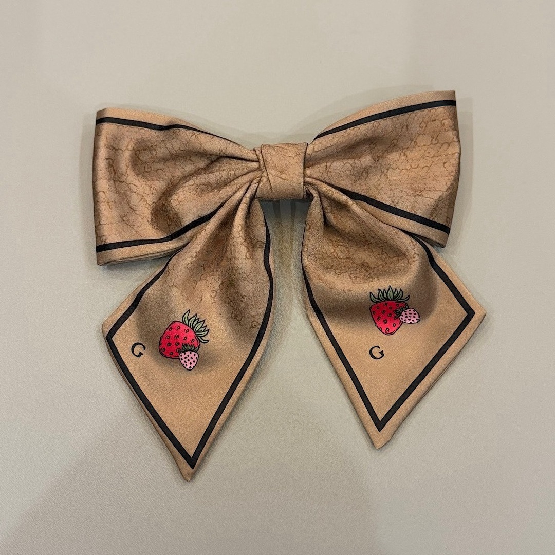 Designer Satin Bow Hair Clips Fashion Elegant Luxury Women Hair Barrettes Classic Letter Spring Hair Clips Vintage Colorful Hair Accessories