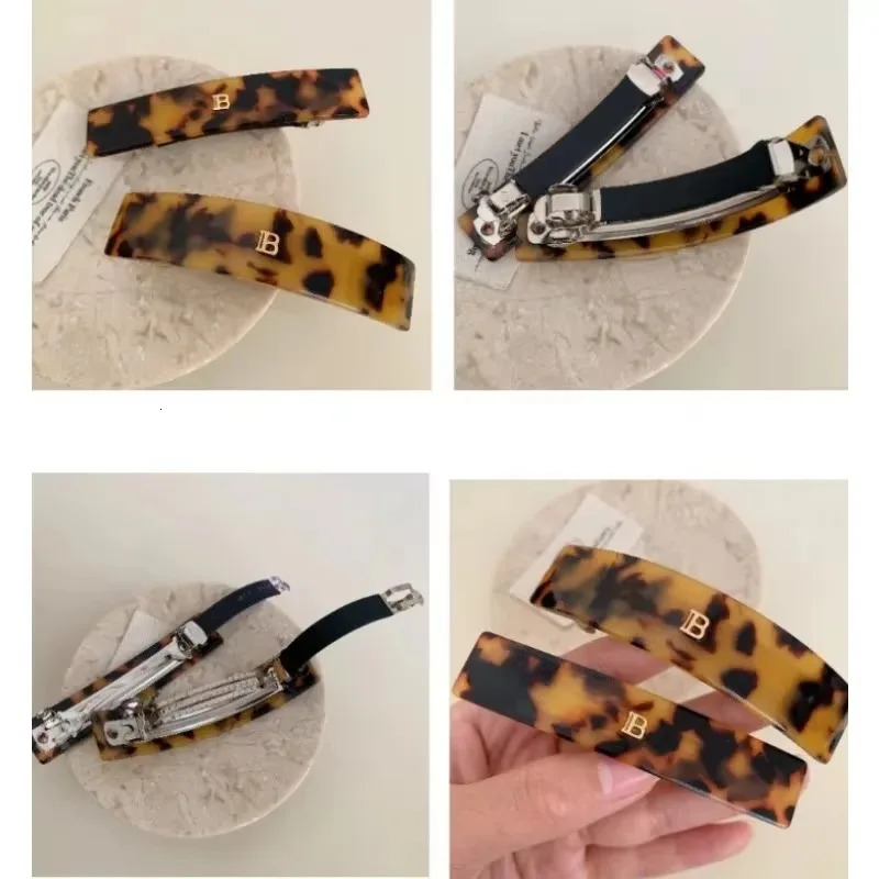 Korean version of letter b hairpin acetic acid arc grab clip girl high ponytail premium hair accessories crab hairpin260528BJ - view 5
