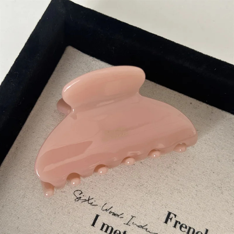 Elegant 65cm Acetate Hair Claw Medium Size Sweet Hair Clip Shark Clip Women Hair Accessories Headwear260528BJ - view 6