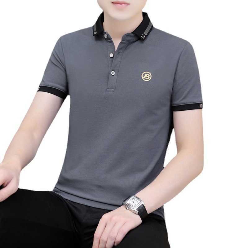 New short-sleeved Paul clothing polo collar base shirt casual trendy brand mens T-shirt top