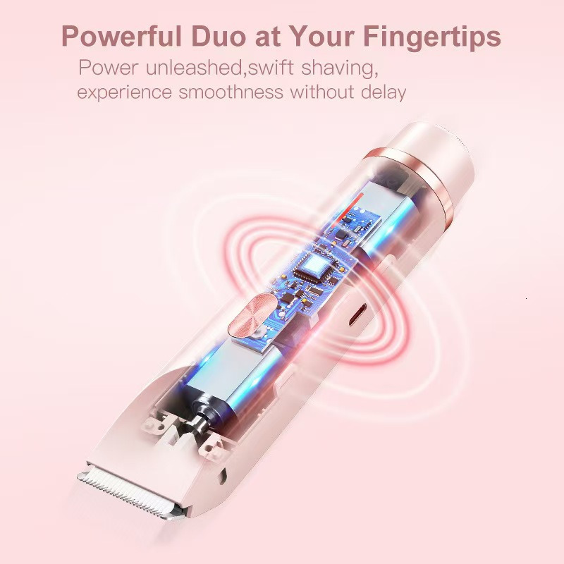 Liuhe Yi Women's Trimming and Shaving Instrument Private Shaver Electric Foot Grinder Nose Hair Trimmer Wholesale