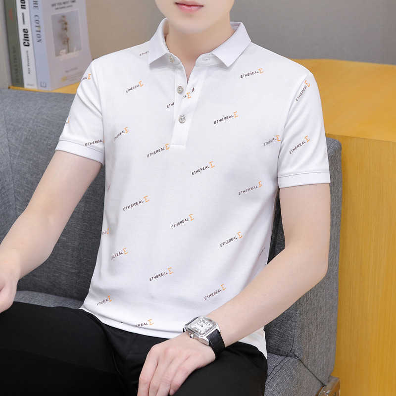 New short-sleeved Paul clothing polo collar base shirt casual trendy brand mens T-shirt top