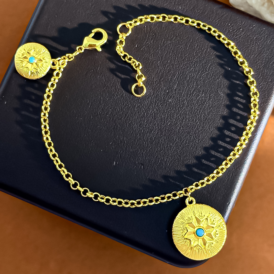 Luxury Turquoise Bangle Bracelet Gold Tone Crystal Accent Woven Texture Engraved Statement Jewelry Fashion Accessory Gift For Women For Gift Buyers No