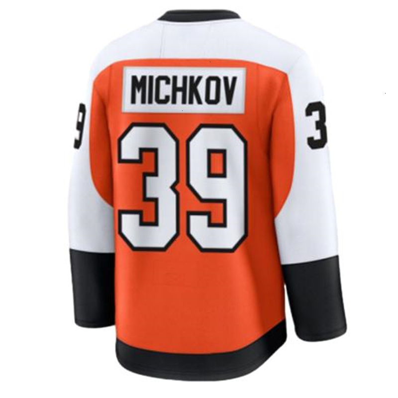 39 Matvei Michkov jersey flyers jersey Travis Konecny Owen Tippett Sean Couturier Carter Hart Bobby Brink Farabee Bobby Clarke philadephia hockey jers