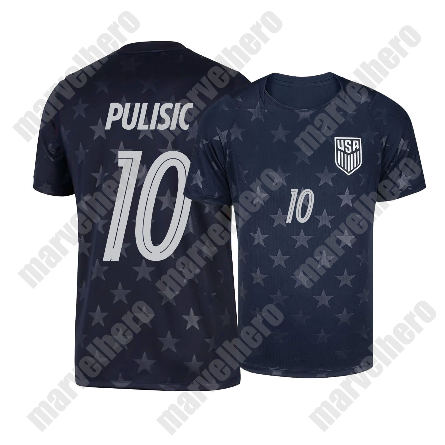 America Away Team Jersey Christian Pulisic NO. 10 World Cup 2026 T shirt American National Team Sports T-shirt Jerseys USA Football United States Man 