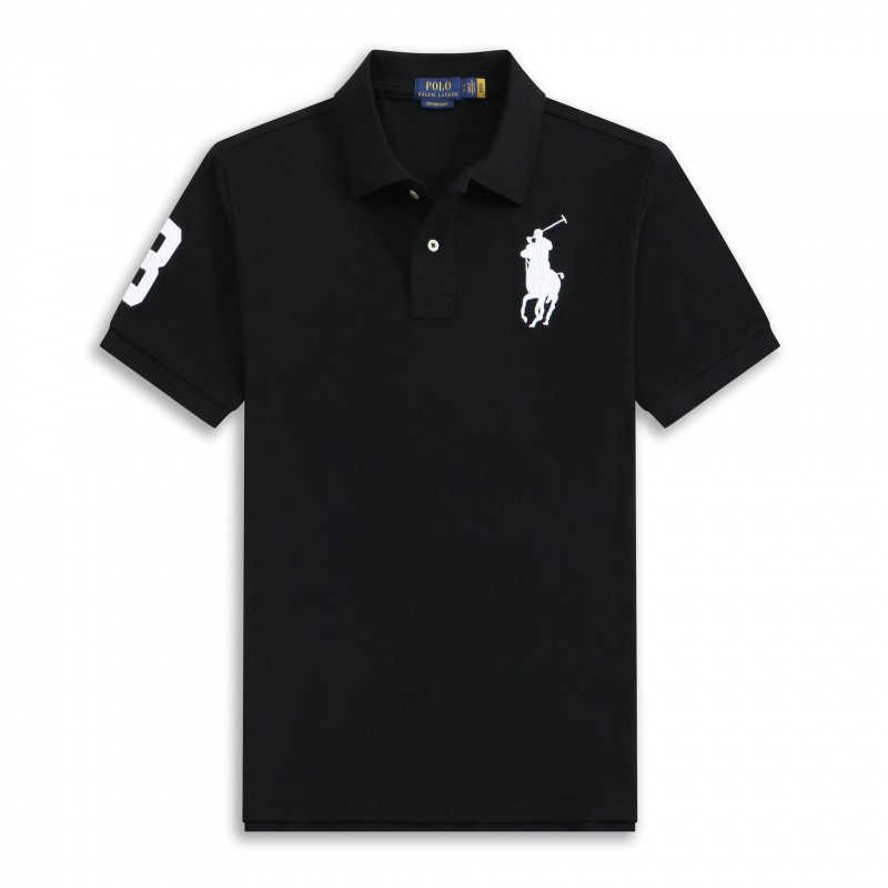 Summer Polo clothing printed short-sleeve T-shirt with turn-down collar mens POLO shirt
