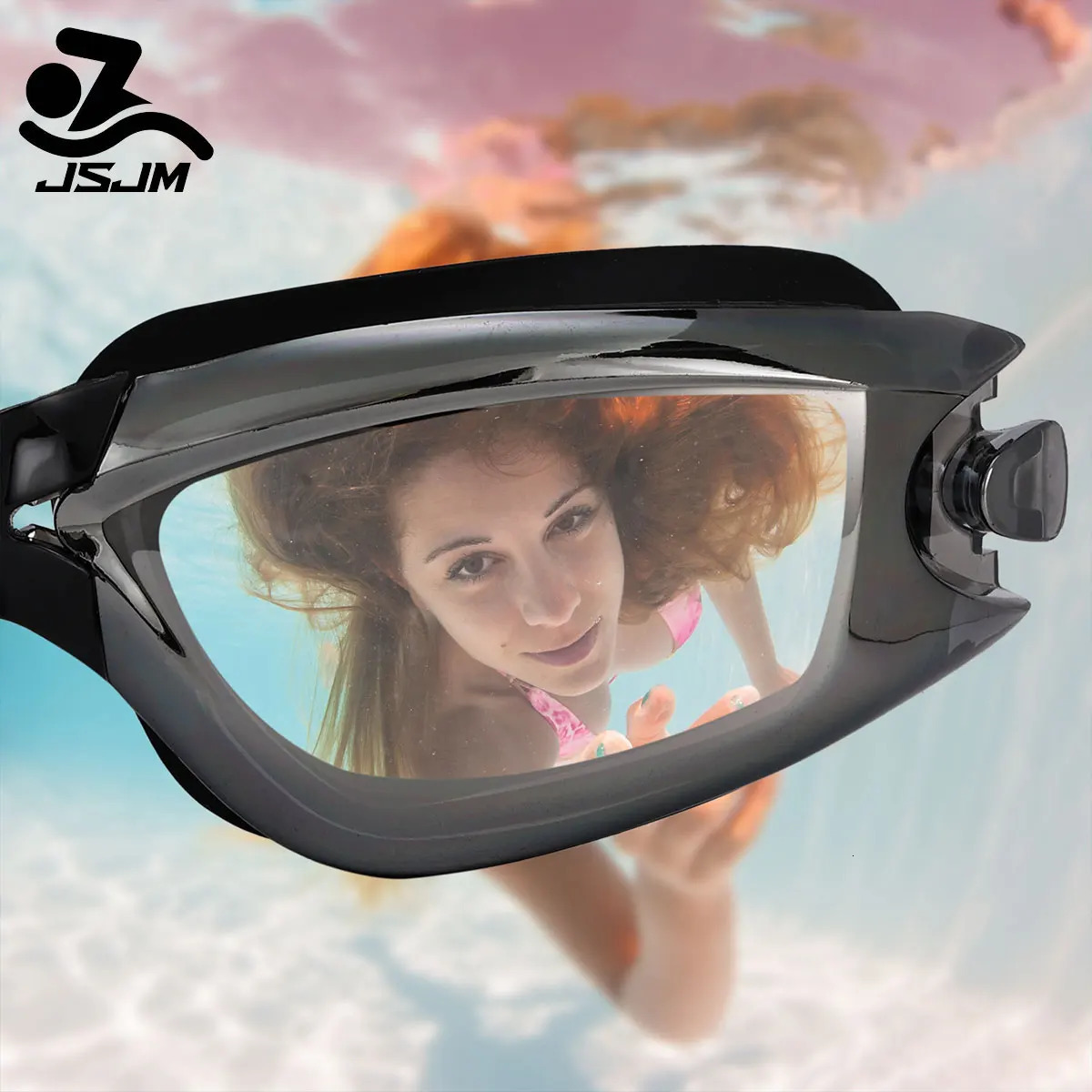 JSJM Professional Adult Antifog UV Protection Lens Men Women Swimming Goggles Waterproof Adjustable Silicone Swim Glasses 260622 - view 3