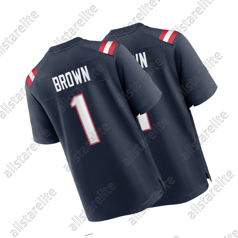 Personalization Custom AJ Brown Drake Mayes Gonzalez Diggs Embroidered Letter Number L X Desigen SuperBowlMens Womens Youth