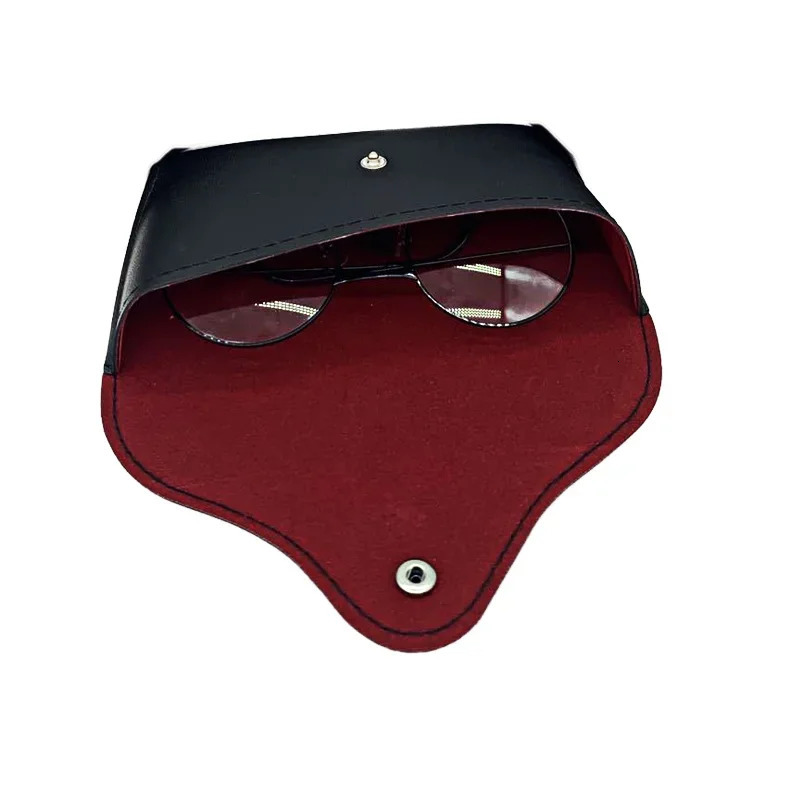 PU Leather Eyewear Cases Cover Sunglasses Case For Women Men Reading Glasses Box With Metal Buckle Eyeglass Cases For Men260603 - view 7
