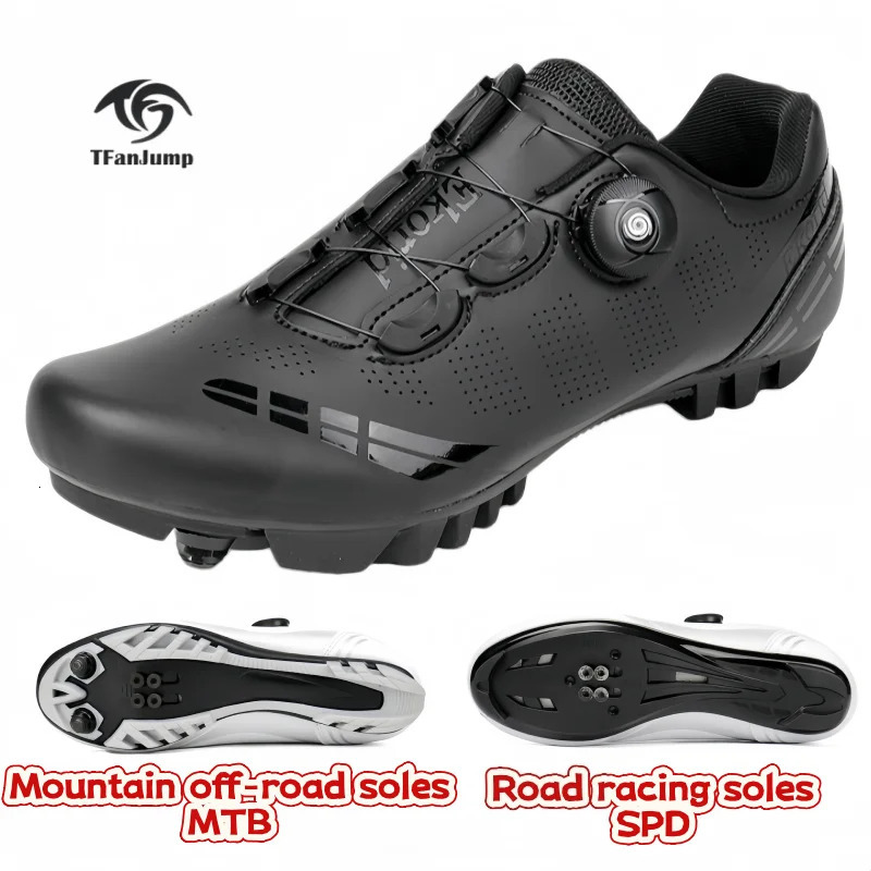Mens Mountain Bike Shoes MTBBreathableNon-SlipHigh HardnessSuitable For Outdoor Road RacingMountain Off-Road Riding 37-46 260602