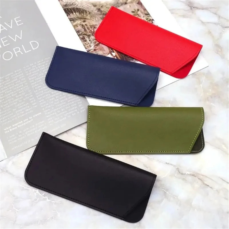 Soft PU Leather Glasses Protective Cover Pouch Unisex Sunglasses Case Glasses Bag260603 - view 4