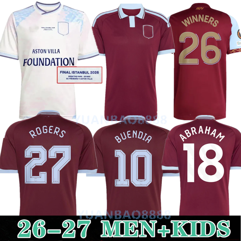 26 27 Home Aston Soccer Jersey 2025 2026 villa Special Edition ROGERS McGINN WATKINS soccer shirt TIELEMANS ONANA M.ASENSIO kids kit football unifor 26 27 Home Aston Soccer Jersey 2025 2026 villa Special Edition ROGERS McGINN WATKINS soccer shirt TIELEMANS ONANA M.ASENSIO kids kit football unifor