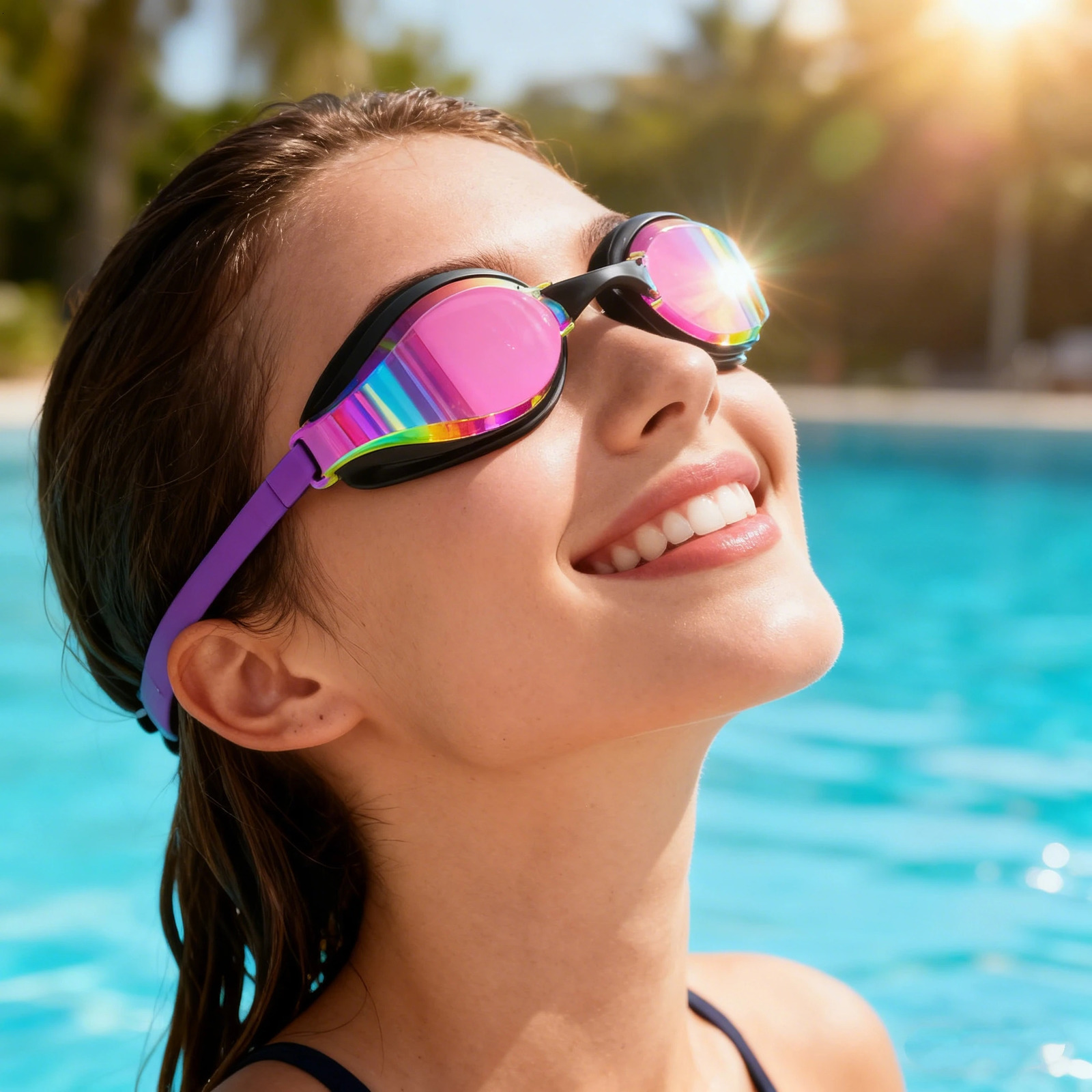Professional racing swimming goggles with waterproof and anti fog highdefinition suitable for both men women swim 260622 - view 7