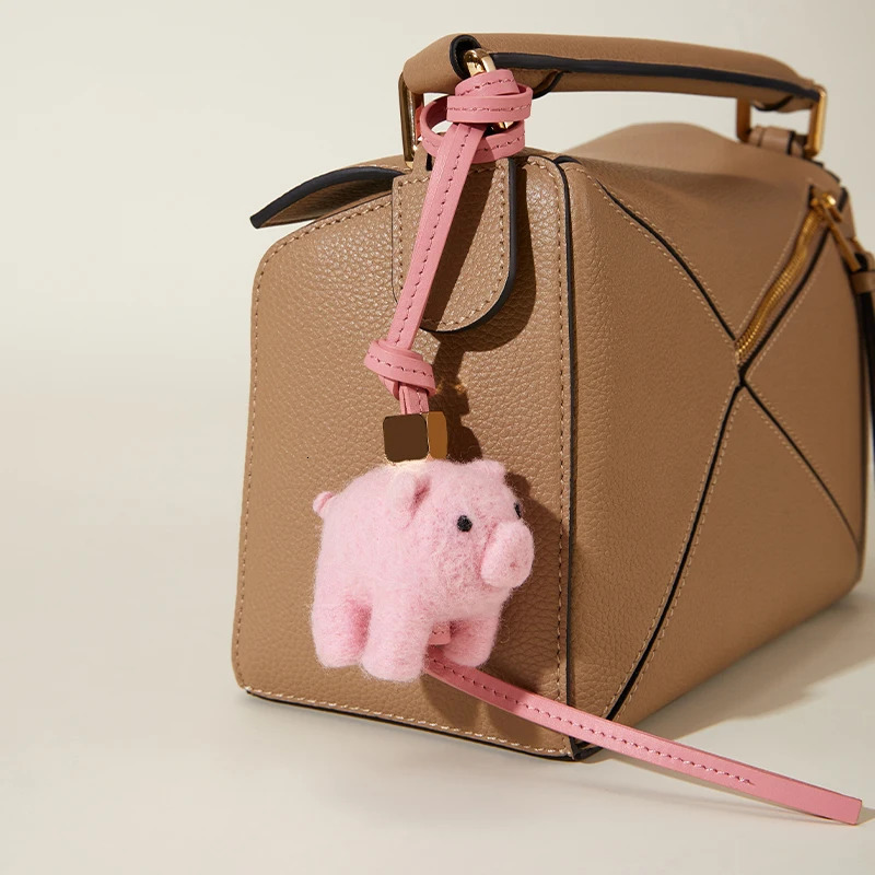 Wool Felt Bag Charm Koala Panda Rabbit Pig Deer Sheep Owl Animal Charm Fashion Animal Handmade Cute Doll Bags Accessories 260604