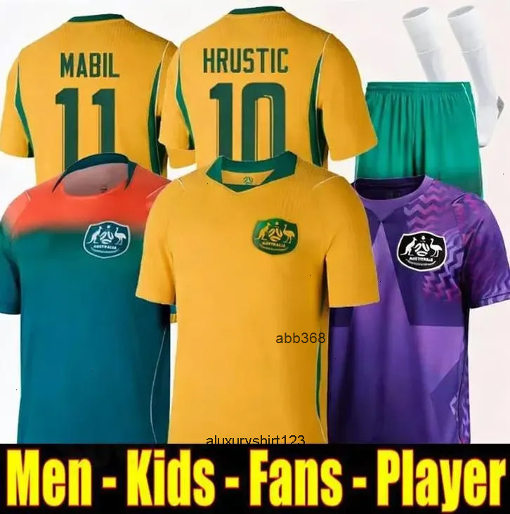 26-27Australia Soccer Jerseys Sports Outdoors world cup 2026 jersey men kit kids Athletic Outdoor Apparel 26 27 Wear BOYLE LECKIE Kerr football shirts