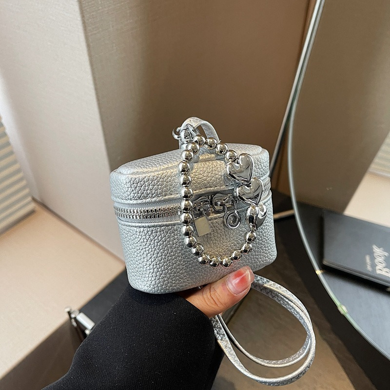 2026 Cross border Bag Simple Mini Box Bag Western Style Handheld Small Waste Bag Leisure Korean Trendy Diagonal Cross Women's Bag