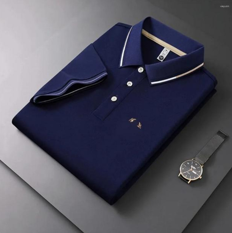 redpshirt Mens Polos High Quality Embroidered Polo Shirt 2026 Summer T-shirt Fashion Top Trend Casual Business 4d9b