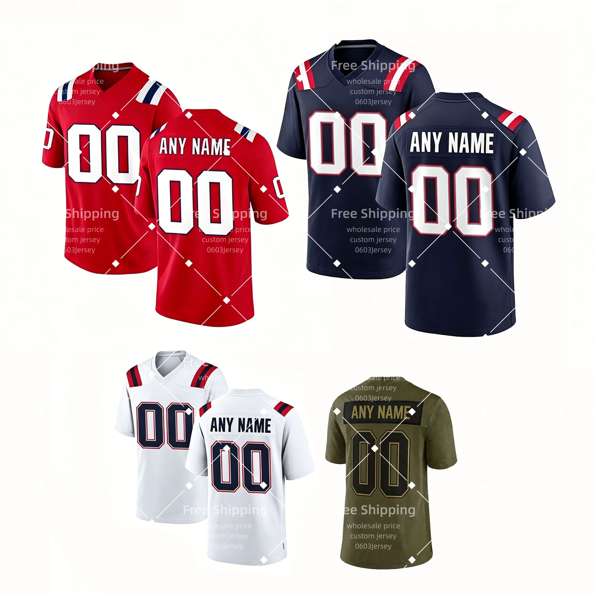 personalized stitched Jersey Men Women Children militaries jersey Any name Any number Diggs 8 stitched quality New