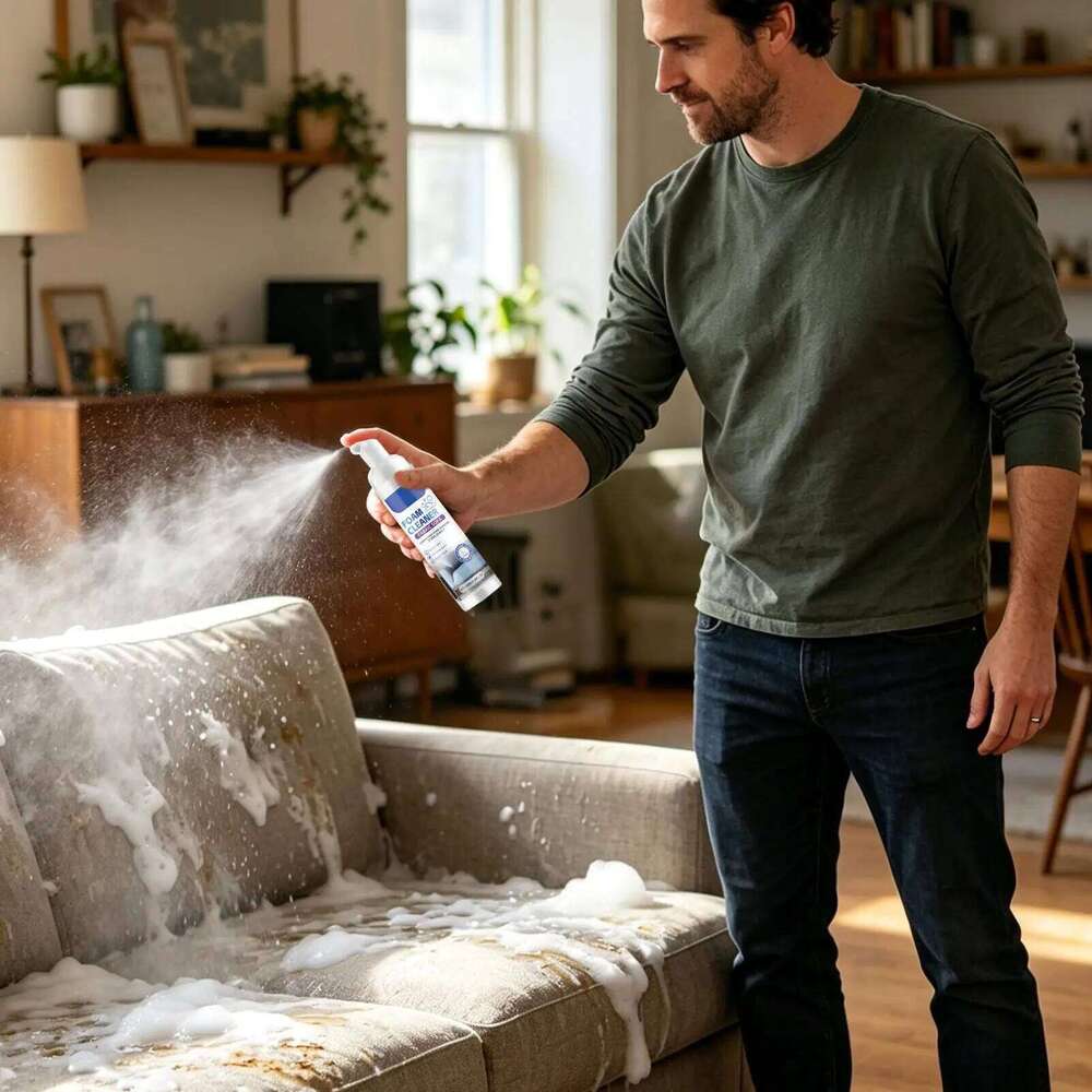 100Ml Upholstery Sofa Cleaning Furniture Fabric Cleaner For Carpet Clothes Laundry Interior Rug Clothing Shoe - view 3