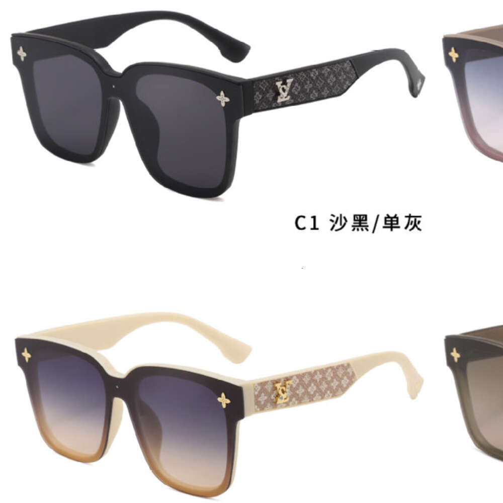 High-End Designer Sunglasses European American Fashion Large Square Frame Sunglasses For Men And Women, New Trendy High-End Street Style, Versatile, U - view 5