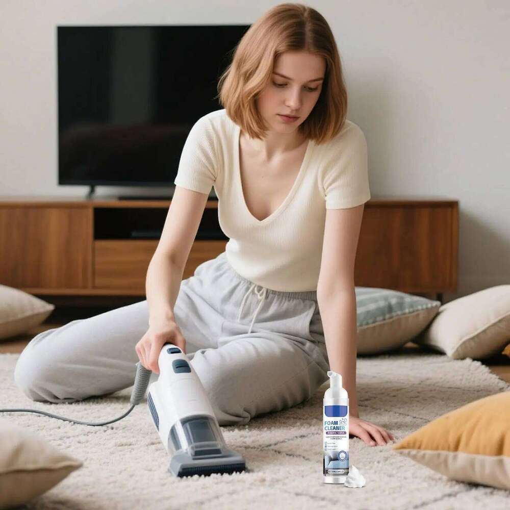 100Ml Upholstery Sofa Cleaning Furniture Fabric Cleaner For Carpet Clothes Laundry Interior Rug Clothing Shoe - view 5