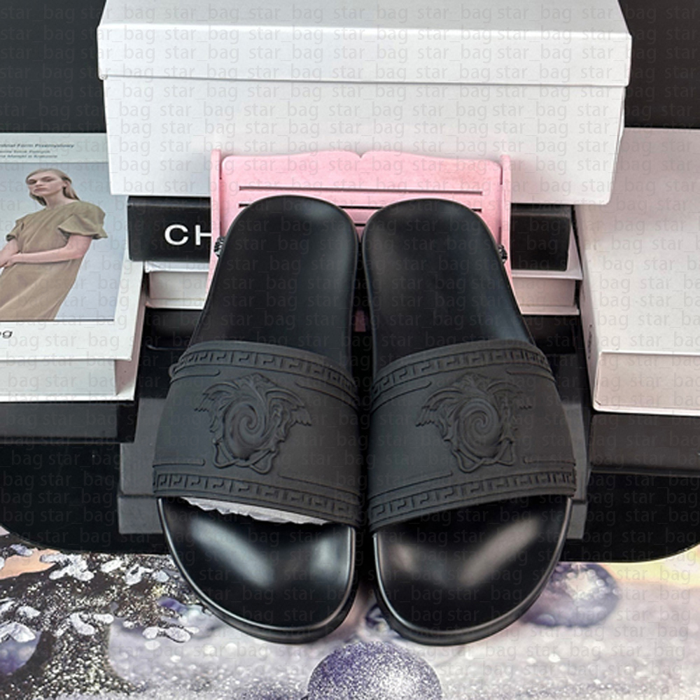 designer slippers platform slides women slides sandale genuine leather sandals men slipper shoes bottom summer casual beach sandal real leather