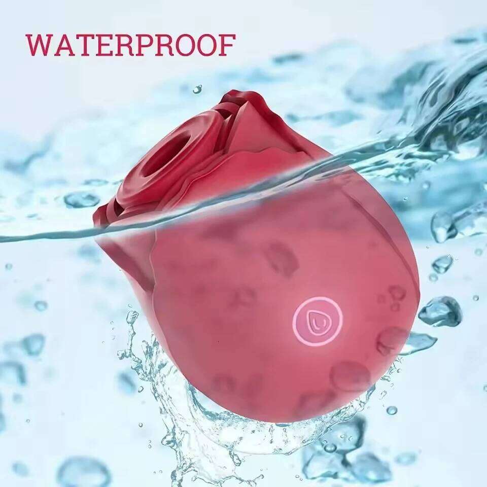 Rose Vibrator Toy Powerful Sucking Women Vacuum Stimulator Oral Nipple Clit Sucker Sex Toys Goods for Female Adults - view 6