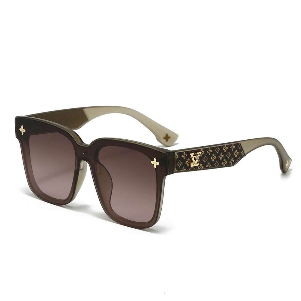 High-End Designer Sunglasses European American Fashion Large Square Frame Sunglasses For Men And Women, New Trendy High-End Street Style, Versatile, U - view 4