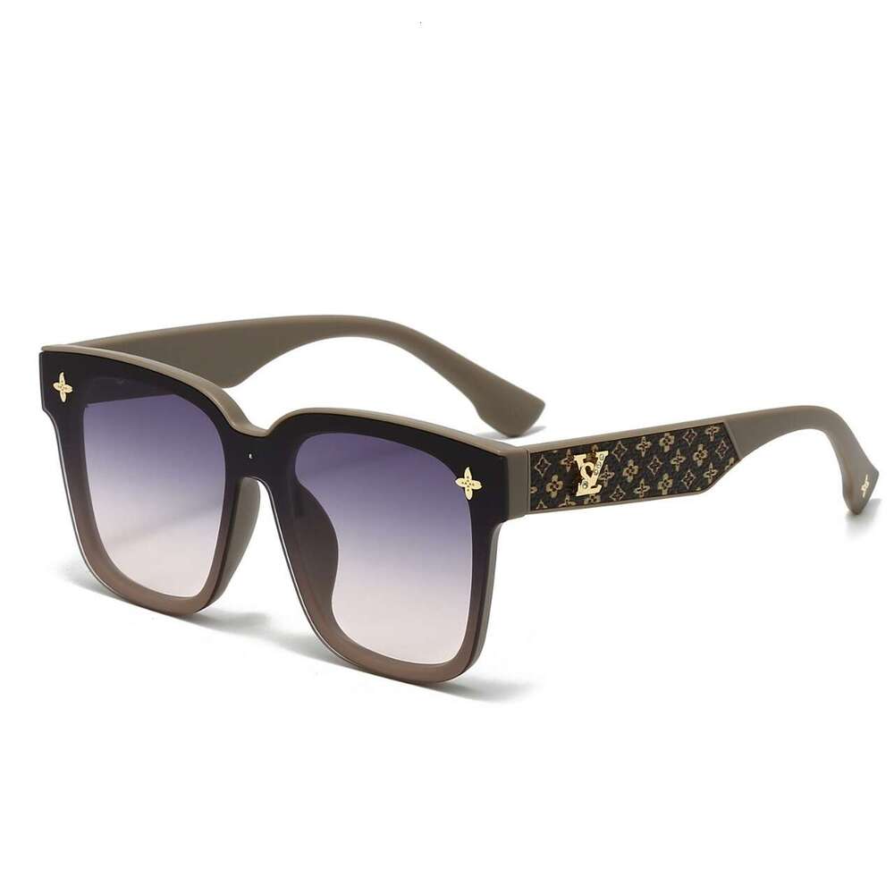 High-End Designer Sunglasses European American Fashion Large Square Frame Sunglasses For Men And Women, New Trendy High-End Street Style, Versatile, U - view 3