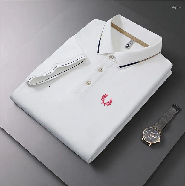 redpshirt Mens Polos High Quality Embroidered Polo Shirt 2026 Summer T-shirt Fashion Top Trend Casual Business 4d9b