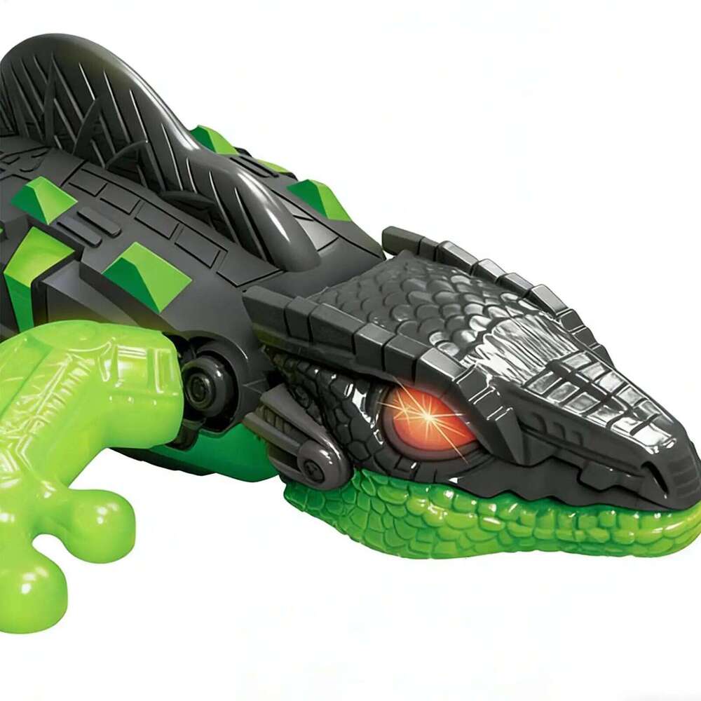 Remote Control Toy Climbing Crawler Wall Electric Lizard with Light for Christmas Stocking Stuffer Kids Play Home Party - view 5